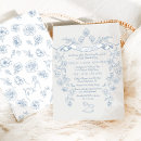 Search for french chic invitations Dusty blue