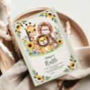 Recherche de lion mignon invitations Animal zoo