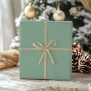 Search for solid green christmas wrapping paper Sage