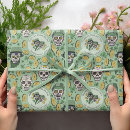 Search for sugar skull wrapping paper Floral