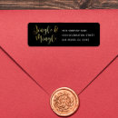 Search for elegant black and gold return address labels Corporate