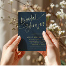 Search for dark blue bridal shower invitations Navy