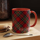 Search for green and white gingham pattern mugs Rustic