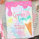 Recherche de trois scoops invitations Pour enfants