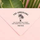 Search for palm trees rubber stamps Return address