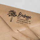 Search for palm trees rubber stamps Return address