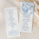 Search for map wedding programs Navy blue