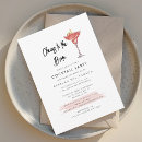 Search for cheers cocktail party invitations Minimalist