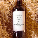 Search for bridesmaid proposal wine labels Modern