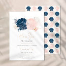 Search for beach gender reveal invitations Watercolor