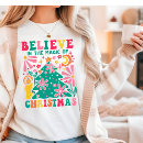 Search for believe clothing Typography