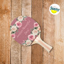 Recherche de belle raquettes ping pong Rose