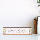 Search for floral name plates Business