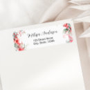 Search for winter wedding return address labels Watercolor