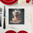 Recherche de clown serviettes Fête d'anniversaire