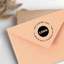 Search for return address business stamps Company logo