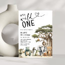 Search for wild one safari invitations Elephant