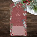 Search for rustic christmas wedding invitations Pine green