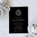 Search for coloured balls invitations Disco ball