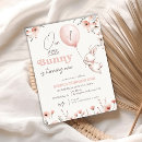 Search for little bunny birthday invitations Wildflowers