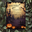 Search for scary birthday invitations Gothic