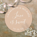 Search for tan wedding stickers Simple