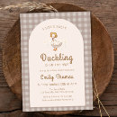 Search for duckling invitations Gingham