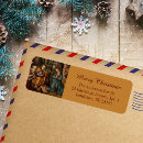 Search for manger return address labels Christian