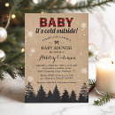 Search for lumberjack baby shower invitations Kraft