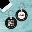 Search for qr code keychains Black white