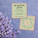 Search for art nouveau business cards Antique
