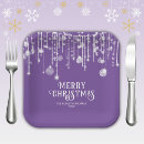 Search for purple christmas plates Festive
