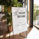 Search for rehearsal dinner welcome signs Black and white