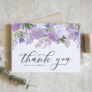 Search for purple wedding thank you cards Floral