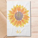 Search for sunflower tea towels Watercolor
