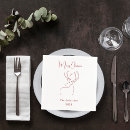 Search for christmas dinner paper napkins Red and white