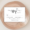 Search for number of guests rsvp cards Simple