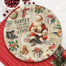 Search for vintage christmas paper plates Collage