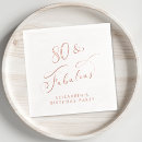 Search for 80th birthday napkins Elegant