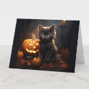 Search for elegant halloween cards Black and orange