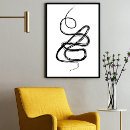 Recherche de dessin trait noir blanc posters Boho
