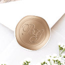 Search for gold wedding envelope seals Couple