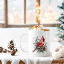 Search for northern red cardinal mugs Watercolor