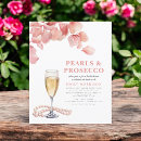 Search for pearl paper invitations Champagne