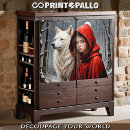 Search for christmas wolf gift wrap Santa claus