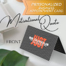 Recherche de citation de motivation cartes visite Inspirant