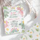 Search for girl dinosaur invitations Cute