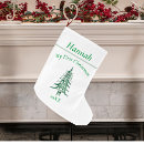 Search for babys 1st christmas stockings First christmas keepsake