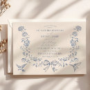 Search for toile wedding invitations French toile hampton style