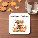 Search for highland cow coasters Autumn